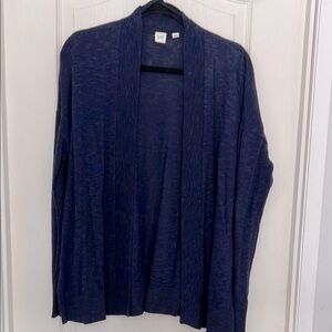 Perfect, lightweight Navy Blue Cardigan Sweater